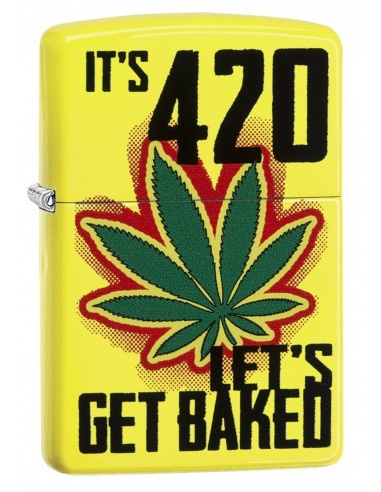 Bricheta Zippo 6344 It's 420-Let's Get Baked