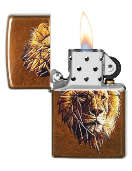 Brichetă Zippo 29865 Polygonal Lion