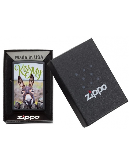 Brichetă Zippo 29868 Kiss My...Donkey