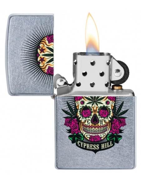 Brichetă Zippo 49011 Cypress Hill-Sugar Skull/Weed Design