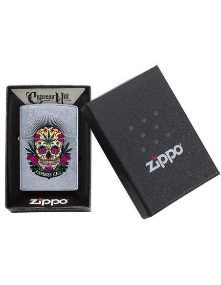 Brichetă Zippo 49011 Cypress Hill-Sugar Skull/Weed Design