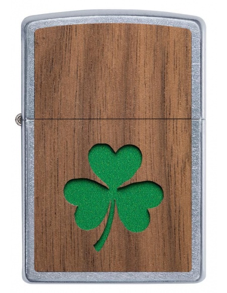  Walnut Emblem-Lucky Shamrock