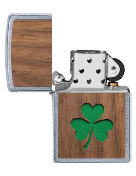  Walnut Emblem-Lucky Shamrock