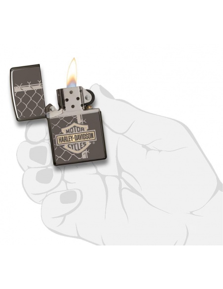 Brichetă Zippo 29737 Harley Davidson-Logo