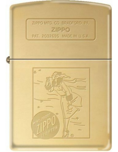 Bricheta Zippo 4833 1936 Windy Girl Design