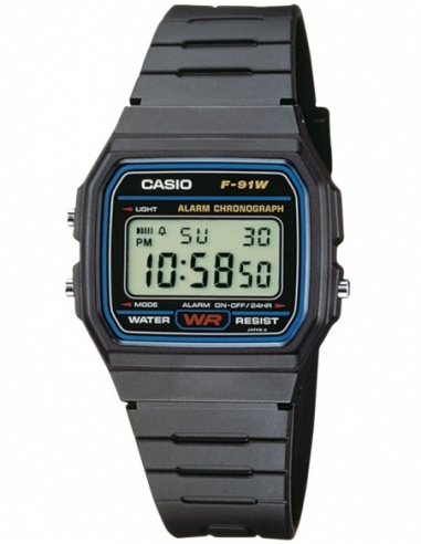 Ceas unisex Casio Collection F-91W-1YER