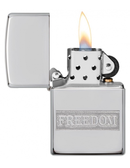 Bricheta Zippo 49129 Etched Freedom Design