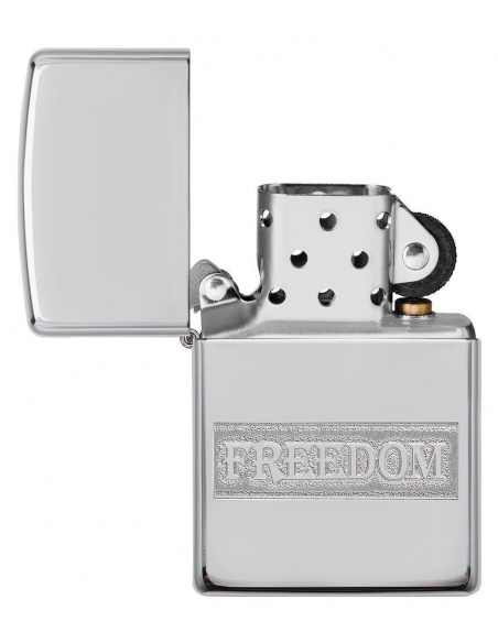 Bricheta Zippo 49129 Etched Freedom Design