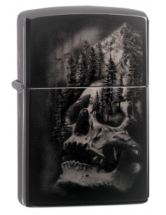 Bricheta Zippo 49141 Skull Mountain Design