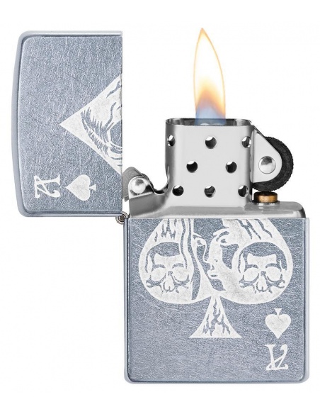 Bricheta Zippo 49113 Ace of Spades Goth