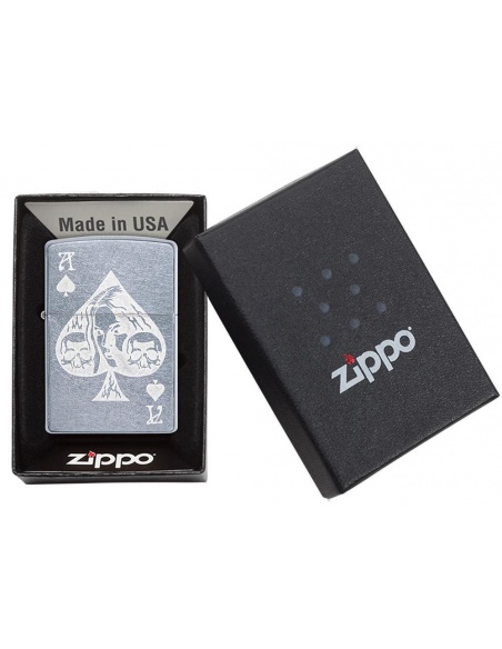 Bricheta Zippo 49113 Ace of Spades Goth