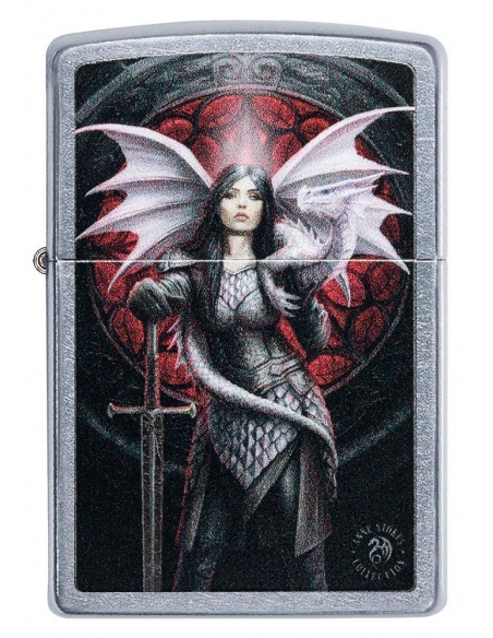 Bricheta Zippo 49096 Anne Stokes Dragon Warrior