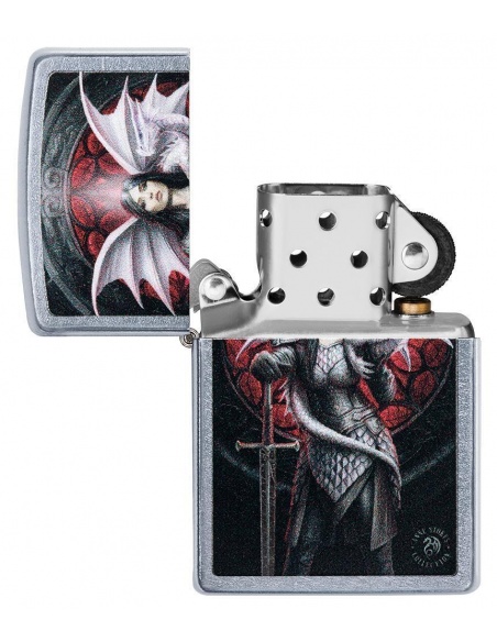 Bricheta Zippo 49096 Anne Stokes Dragon Warrior