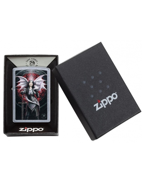 Bricheta Zippo 49096 Anne Stokes Dragon Warrior