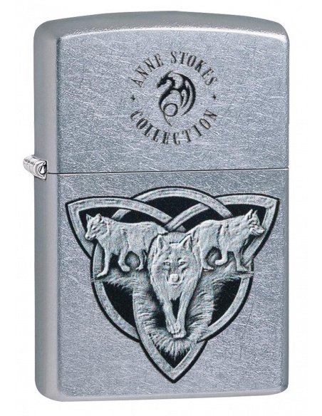 Bricheta Zippo 49099 Anne Stokes Wolf Trio