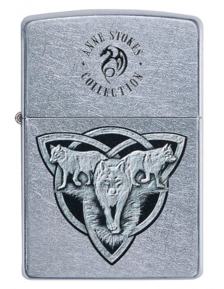 Bricheta Zippo 49099 Anne Stokes Wolf Trio