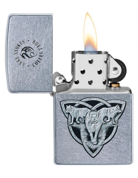 Bricheta Zippo 49099 Anne Stokes Wolf Trio