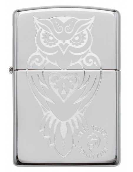 Bricheta Zippo 49101 Anne Stokes Owl Design