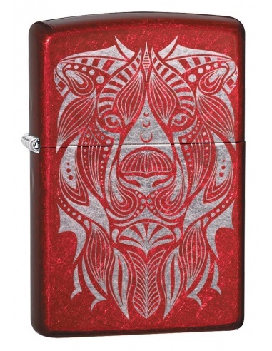 Bricheta Zippo 49109 Lion Tattoo Design