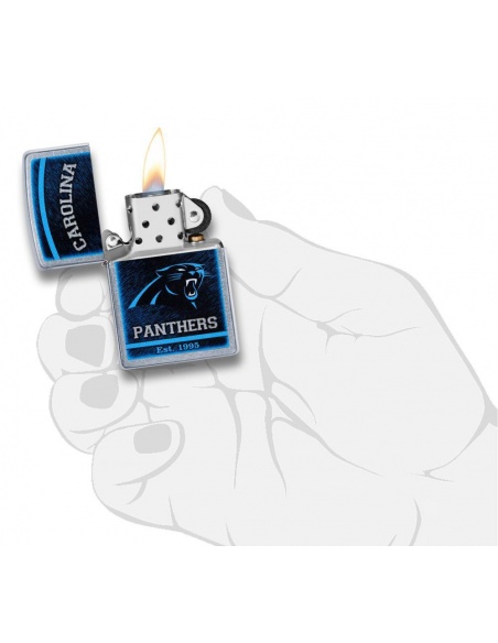 Bricheta Zippo 29936 NFL Carolina Panthers