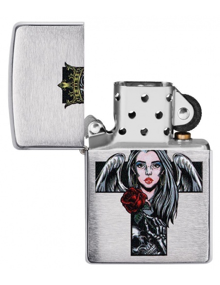 Brichetă Zippo 49262 Cross, Queen and Skull