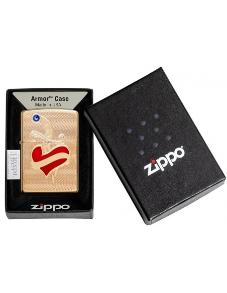 Brichetă Zippo 49303 Armor Heart and Sword