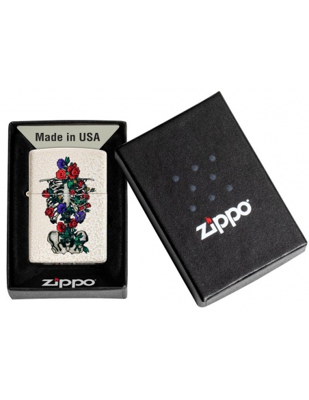 Brichetă Zippo 49252 Floral Skeleton