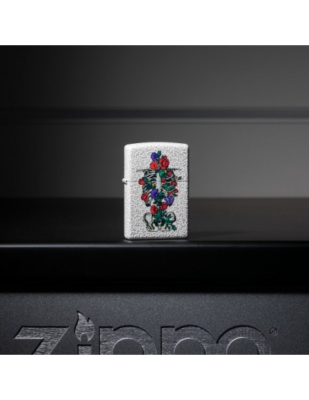 Brichetă Zippo 49252 Floral Skeleton