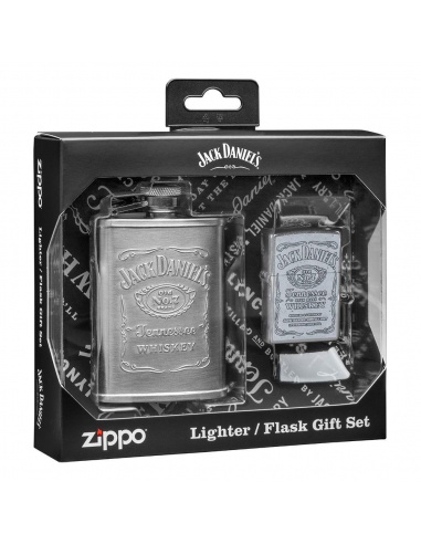 Set cadou brichetă Zippo + butelcă inox 49349