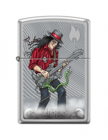 Bricheta Zippo 3842 Guitar Man With Snake