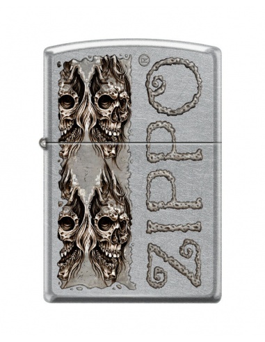 Bricheta Zippo 0742 Skulls With Zippo