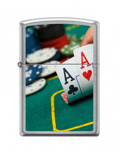 Bricheta Zippo 6876 Pocket Aces - Poker