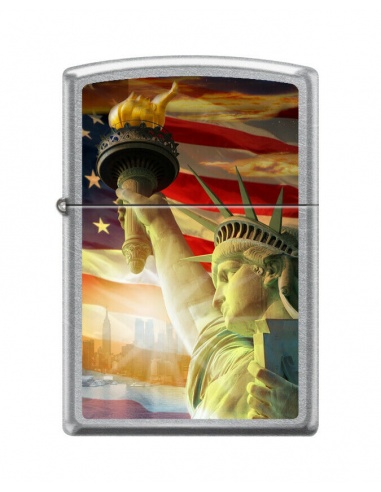 Bricheta Zippo 0669 USA Flag Statue of Liberty