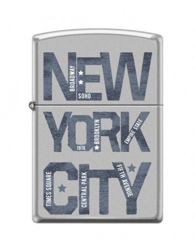 Bricheta Zippo 1318 New York City Vintage Typography