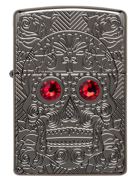 Brichetă Zippo 49300 Armor Day of the Dead Skull