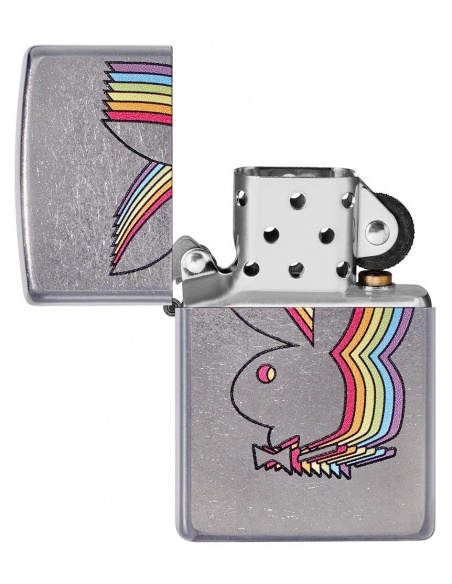 Brichetă Zippo 49343 Rainbow Playboy Bunny Logo