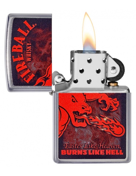 Brichetă Zippo 49308 Fireball Whisky Fire Breathing Dragon