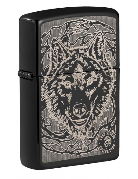 Brichetă Zippo 49443 Anne Stokes Wolf