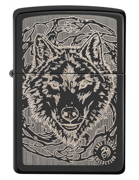 Brichetă Zippo 49443 Anne Stokes Wolf