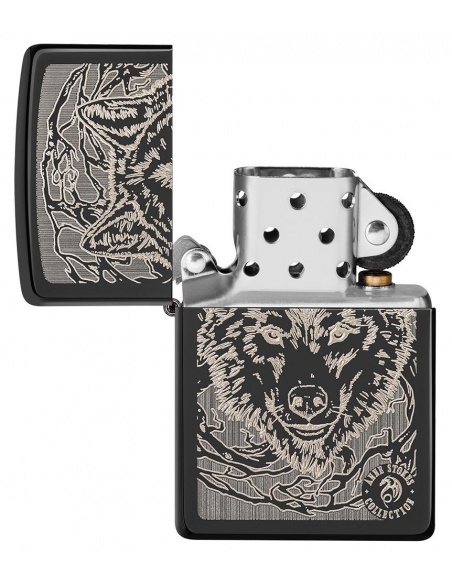 Brichetă Zippo 49443 Anne Stokes Wolf