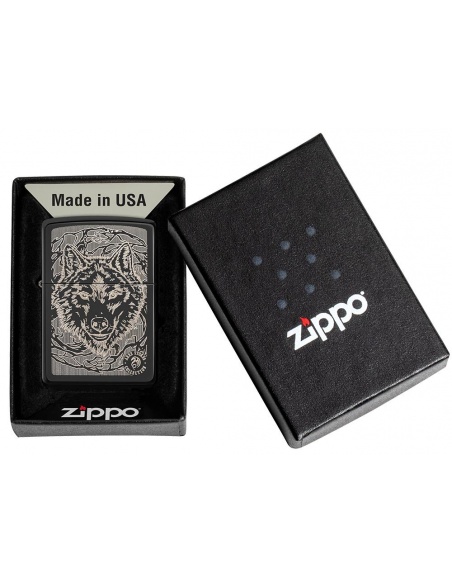 Brichetă Zippo 49443 Anne Stokes Wolf