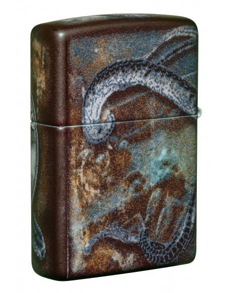 Brichetă Zippo 49434 Pirate Coin Kraken 1930 Liberty