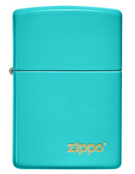 Brichetă Zippo 49454ZL Flat Turqoise Zippo Logo