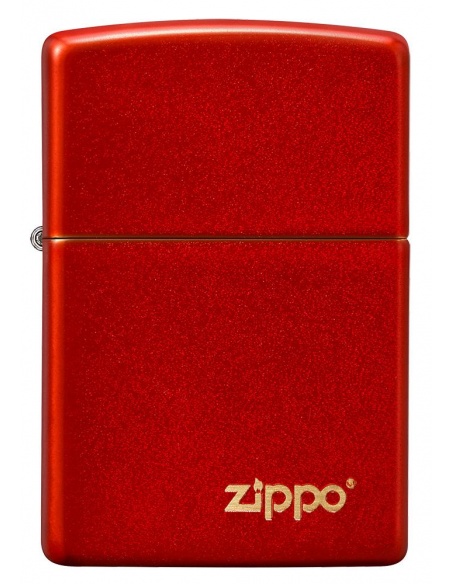 Brichetă Zippo 49475ZL Metallic Red Zippo Logo