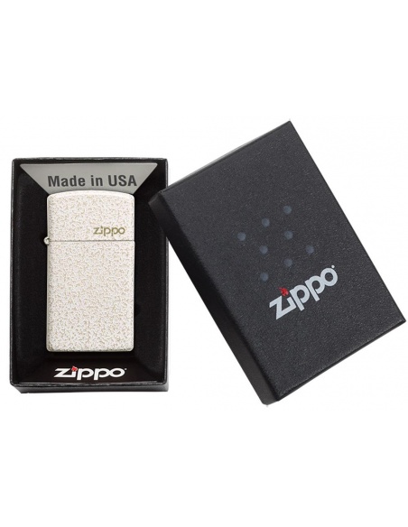 Brichetă Zippo 49265ZL Slim Mercury Glass Zippo Logo