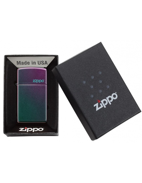 Brichetă Zippo 49267ZL Slim Iridescent Zippo Logo