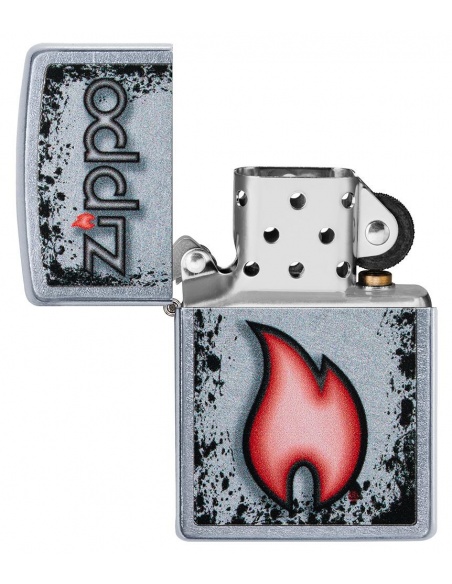 Brichetă Zippo 49576 Logo and Eternal Flame