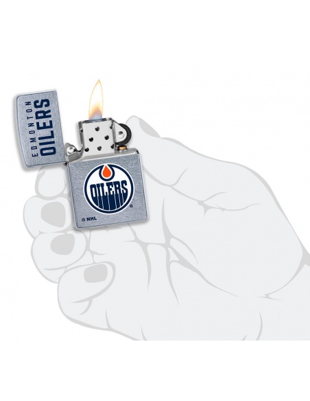 Brichetă Zippo 49371 NHL Edmonton Oilers