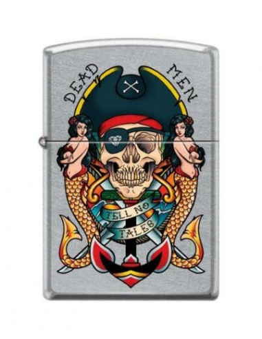 Brichetă Zippo 4349 Pirate Dead Men Tell No Tales