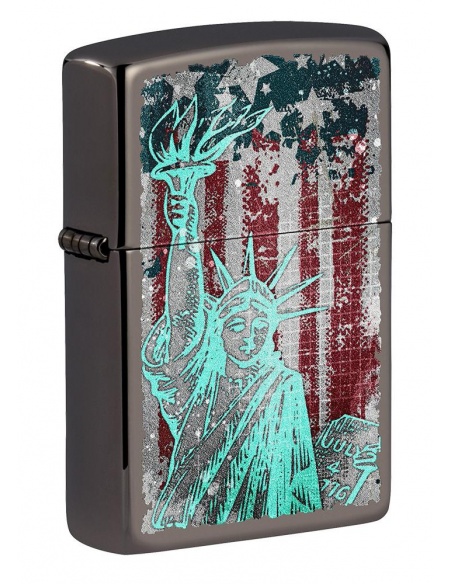 Brichetă Zippo 49663 Statue of Liberty and Flag